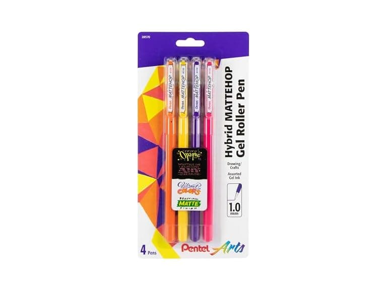Pentel Arts Hybrid MATTEHOP Gel Roller - Image 1