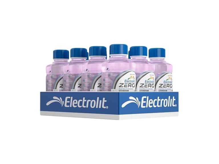 12PK Electrolit Zero, Electrolyte Beverage, Berry Blast - Image 1