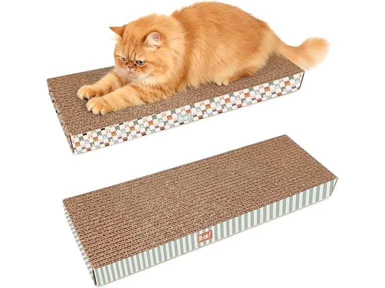 Cats Rock Scratching Board Dots Design (Pack of 2) - Image 1
