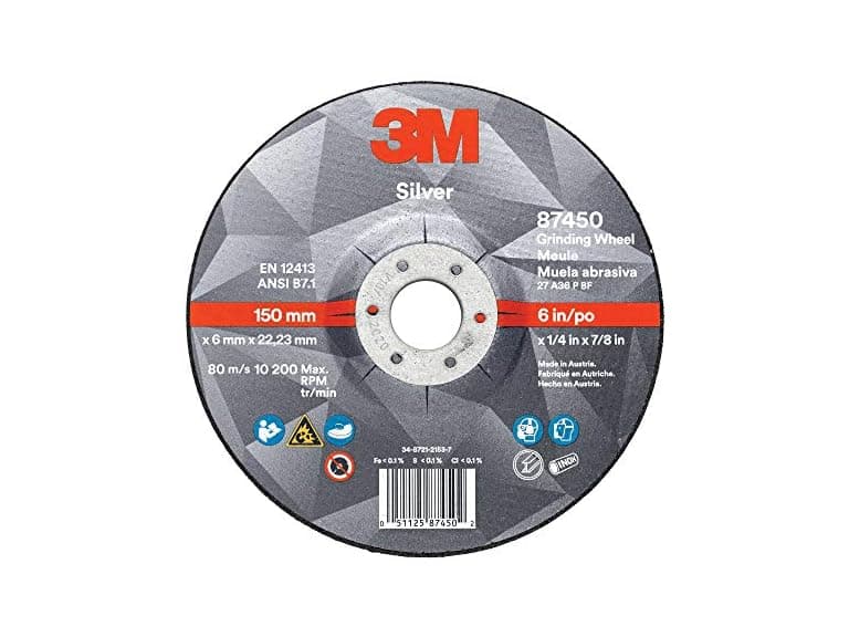 3M Silver Grinding Wheel AB87450 - Image 1