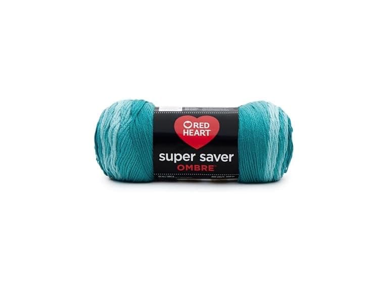 RED Heart E305.3985 Super Saver Ombre Yarn, Velvet - Image 1