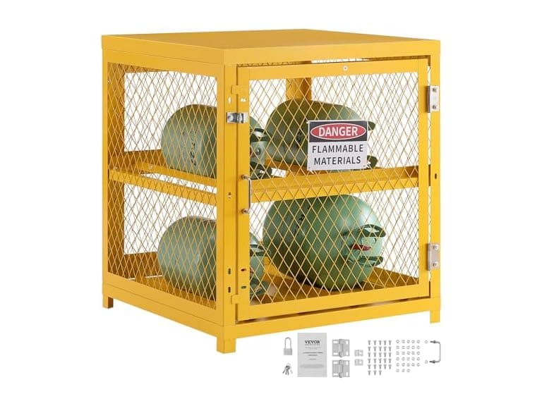 VEVOR Horizontal Cylinder Storage Cabinet - Image 1