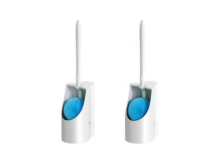 Toilet Brush 2 Pack with Holder Set - Image 1