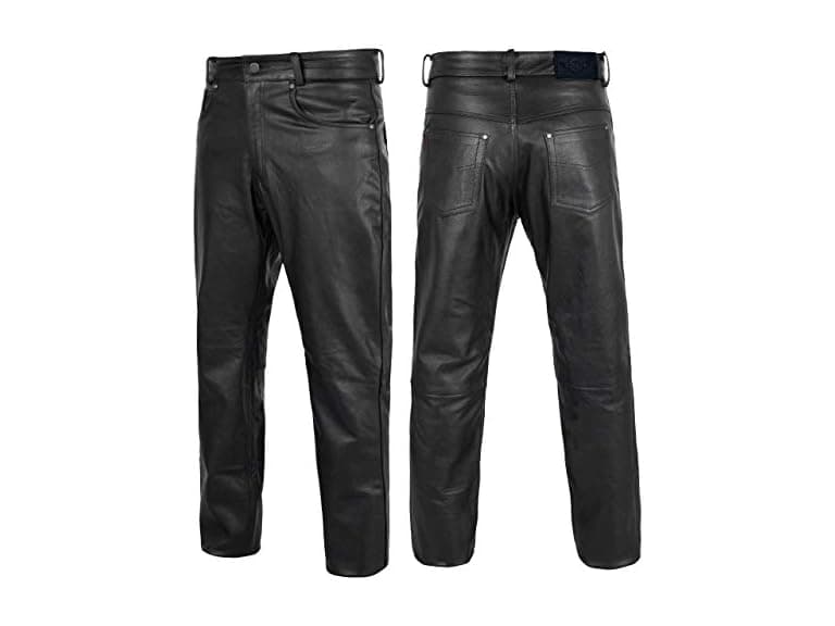 Jayefo Alpha Cycle Gear Leather Motorcycle Pant - Image 1