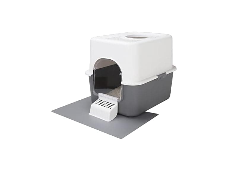 RIZZARI Large Cat Litter Box,Portable Cat Litter Box - Image 1