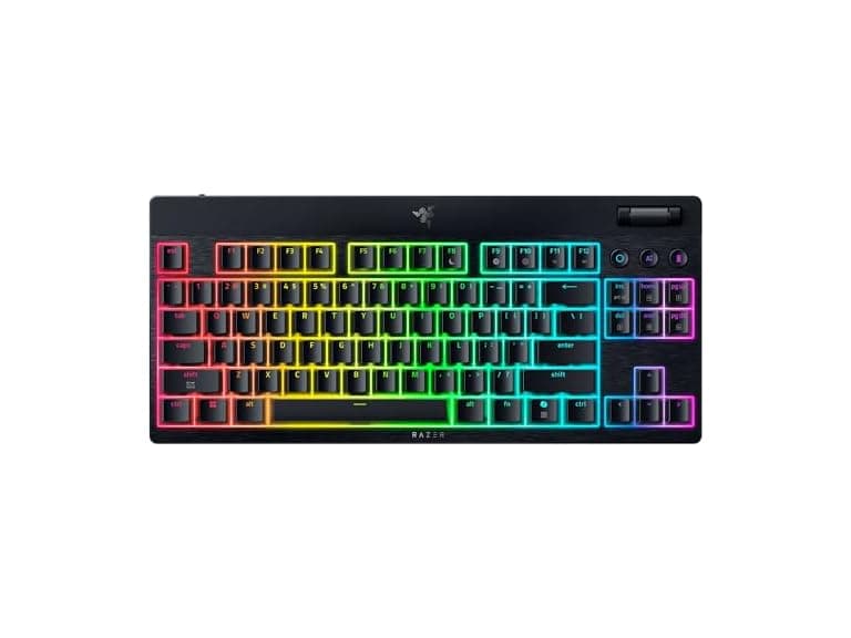 Razer BlackWidow V4 Low Pro TKL HyperSpeed Wireless Gaming Keyboard - Image 1