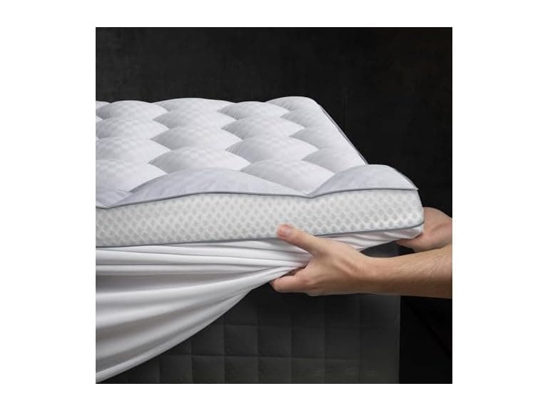 Milcabe 3" Memory Foam Mattress Topper Q - Image 1