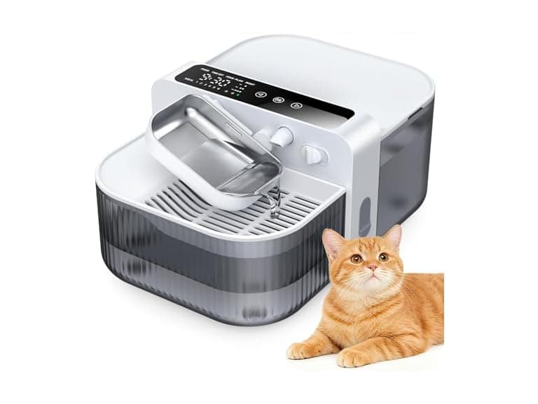 Wireless Cat Water Fountain with No Filters - Image 1