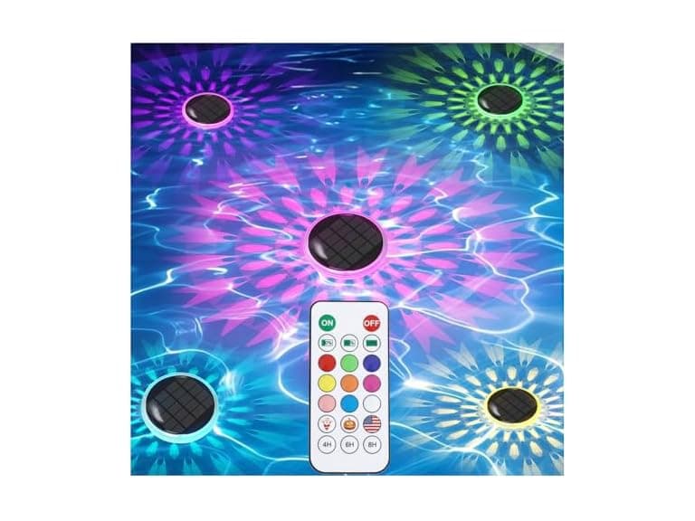 Energetic Solar Floating Pool Lights, 5 Pack - Image 1