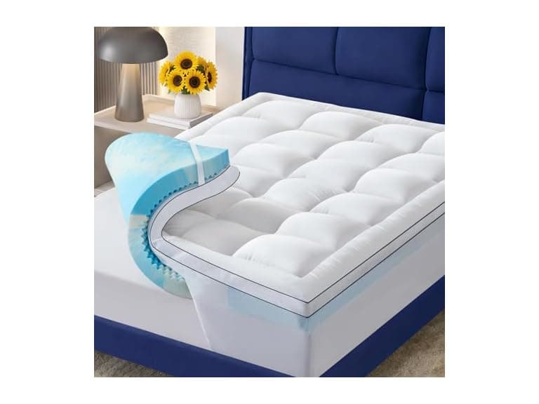 NicePlus 4" Full Mattress Topper - Image 1