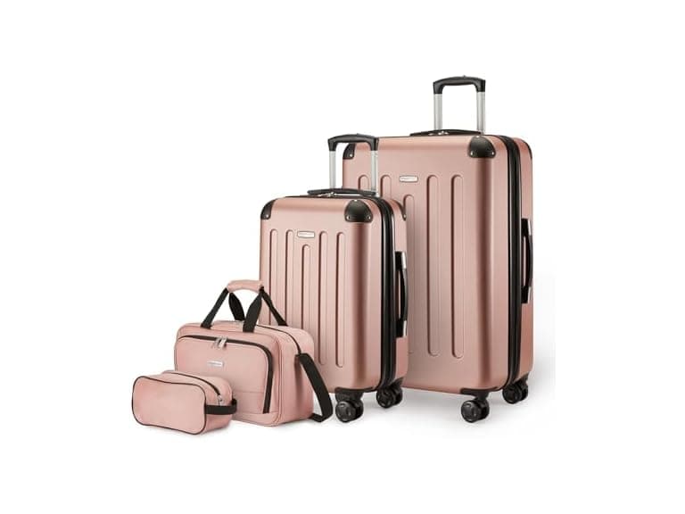 Amazon Basics 4-Piece Luggage Set - Image 1