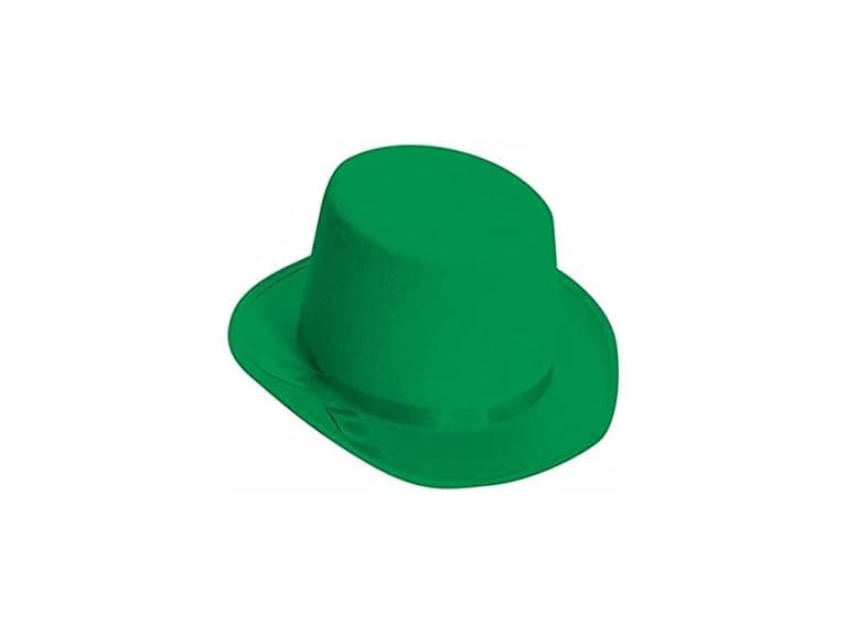Forum Novelties (OS) Green Deluxe Top Hat - Image 1