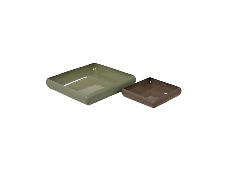 Bloomingville 2-Piece Decorative Enameled Metal Bowls - Image 1