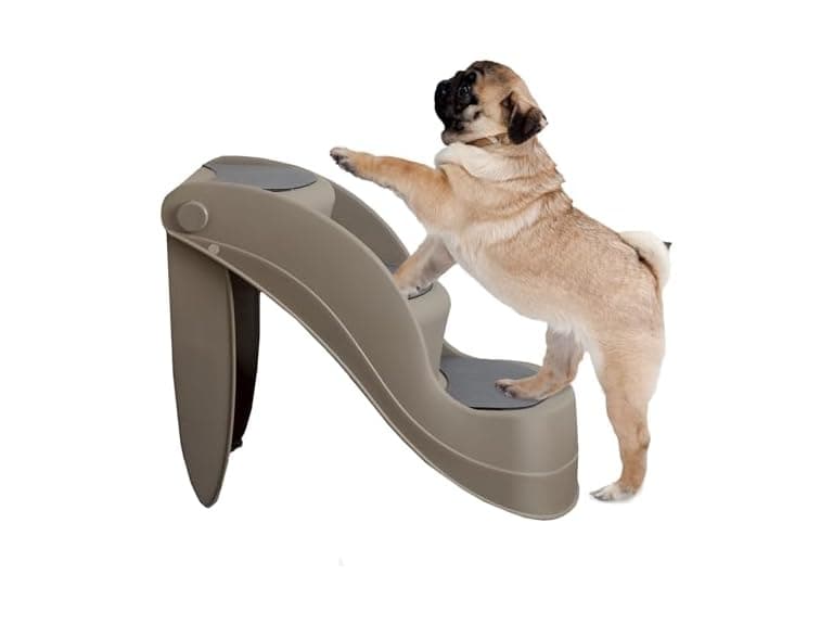 Pet Stairs - Durable Dog Stairs for Small Dogs with 3-Step - Image 1