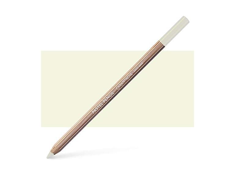 Caran d'Ache Pastel Pencil Bismuth White - Image 1