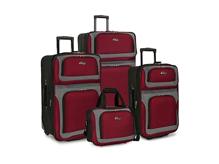 U.S. Traveler New Yorker Lightweight Luggage, 4-Piece Set - Image 1