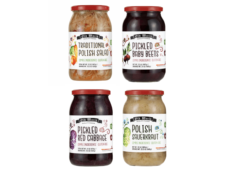 (4 Pk) Old World Pickled Vegetables Variety Pack - Image 1