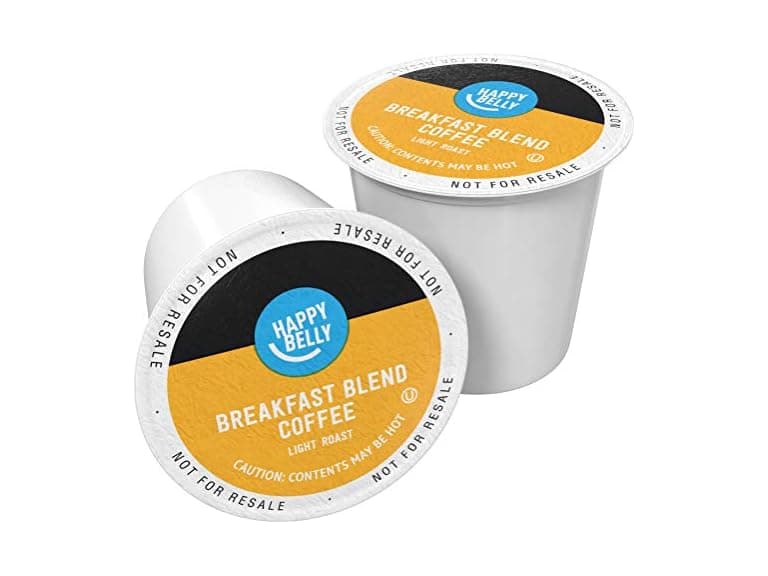 100ct Amazon Brand - Happy Belly Light Roast Coffee Pods - Image 1