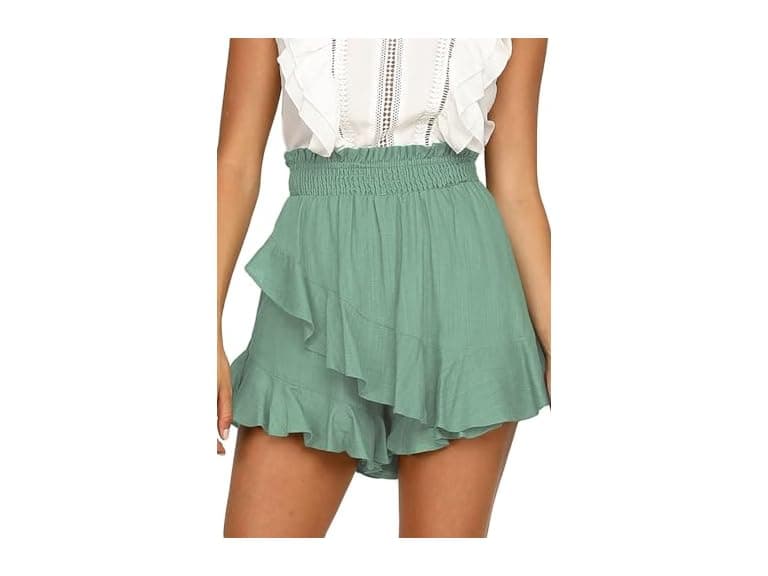 Letsrunwild Girls (L) Mini Skirt Skort High Shorts - Image 1