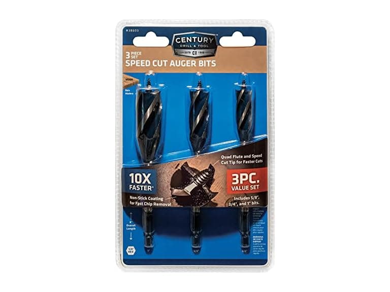 Century 3 Piece Auger Bit Set - Image 1