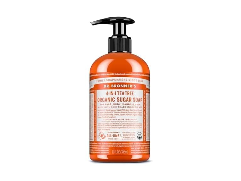 Dr Bronners Organic Sugar Soap 12oz - Image 1