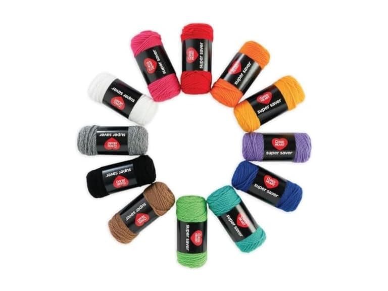 Red Heart Super Saver Yarn Kit for Crochet - Image 1