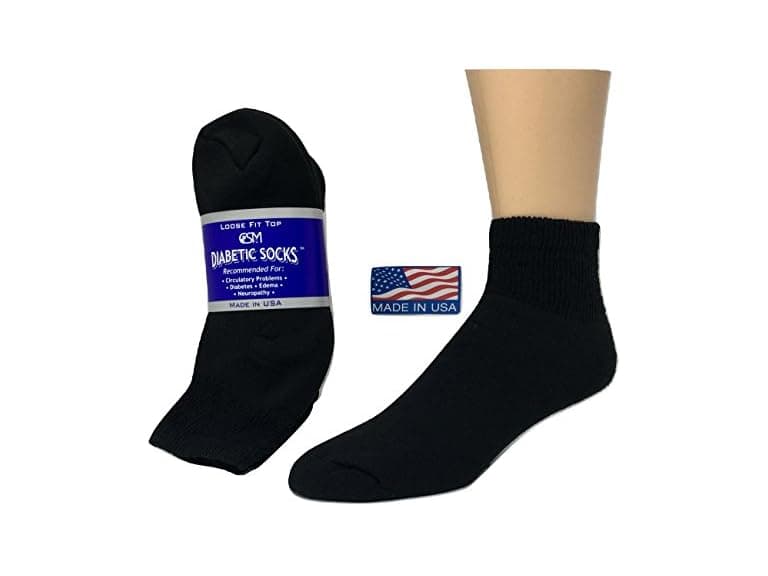 CSM Diabetic Socks (XL) Creswell Low Cut 6 Pairs - Image 1