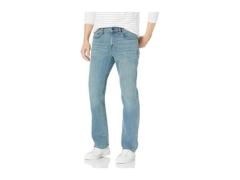 Amazon Essentials Men Jean Light Blue Vintage - Image 1