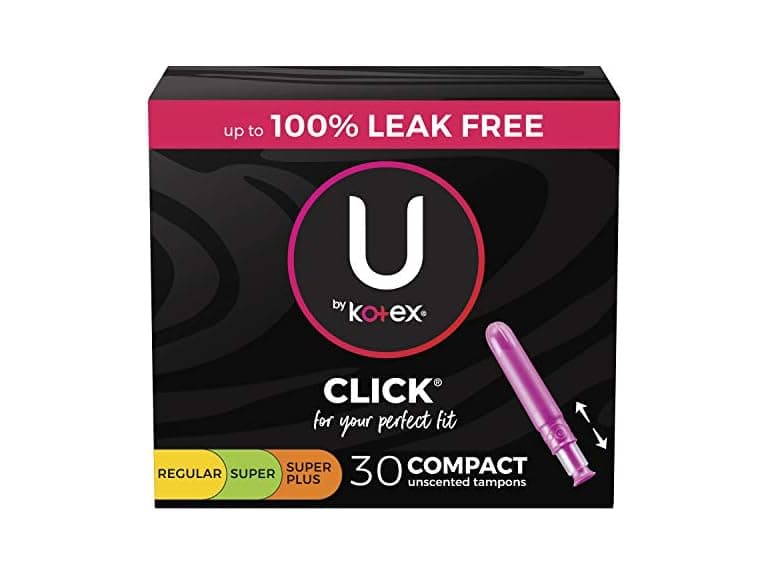 U by Kotex Click Compact Tampons 30ct - Image 1