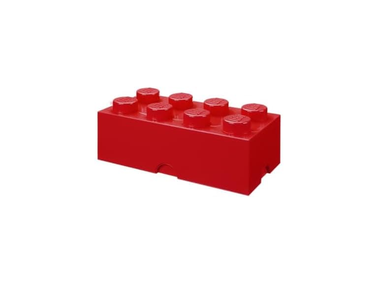Room Copenhagen LEGO Red Storage Box Brick 8 Bright - Image 1