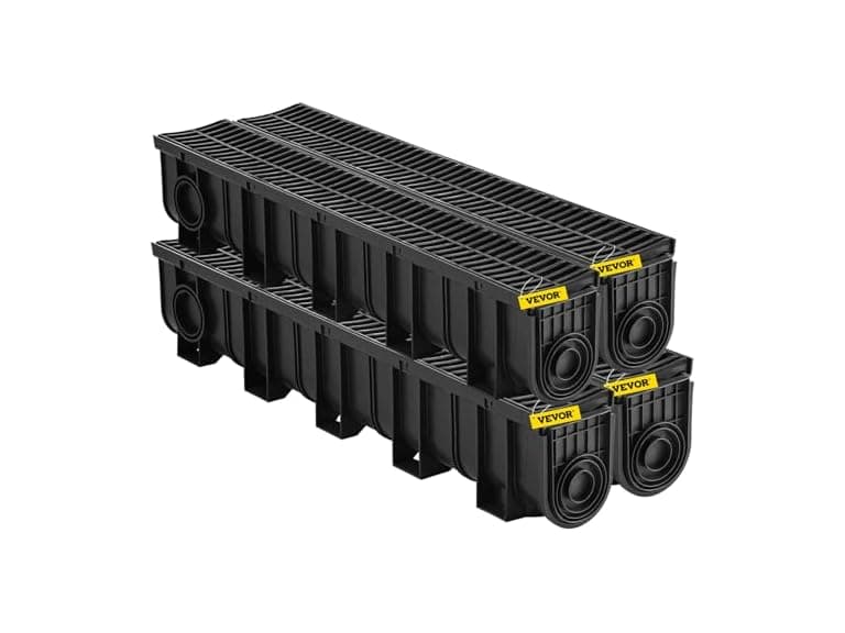 Trench Drain System, Channel Driveway-4Pack - Image 1