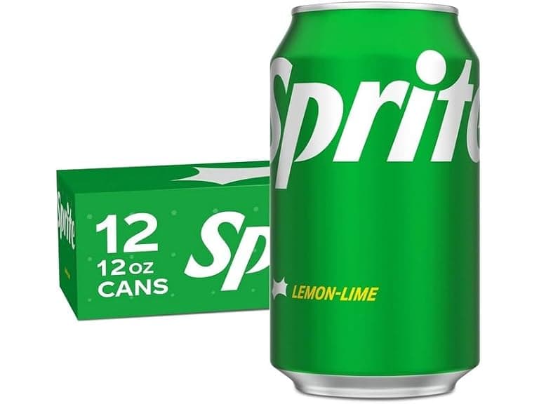 Sprite Lemon Lime Soda Soft Drinks, 12 fl oz, 12 Pack - Image 1