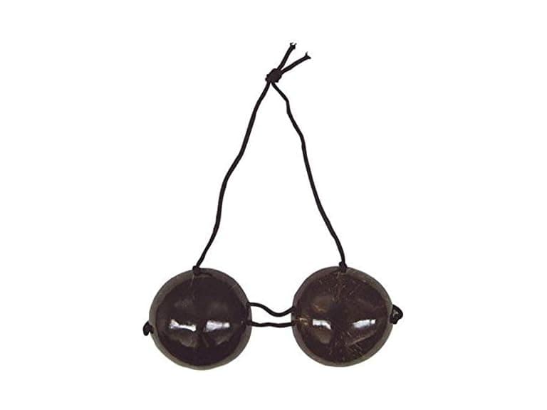 Islander (L) Hawaiian Coconut Hula Bikini Top - Image 1
