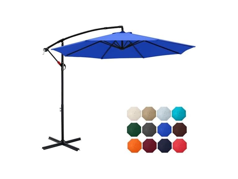 ABCCANOPY Cantilever Patio Umbrella with Base - Image 1