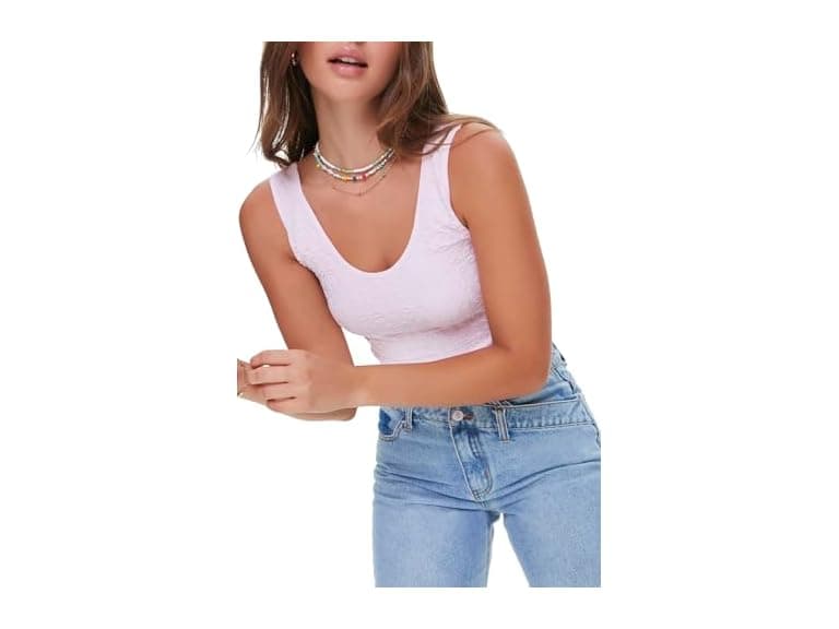Forever 21 Embroidered Crop Top - Image 1