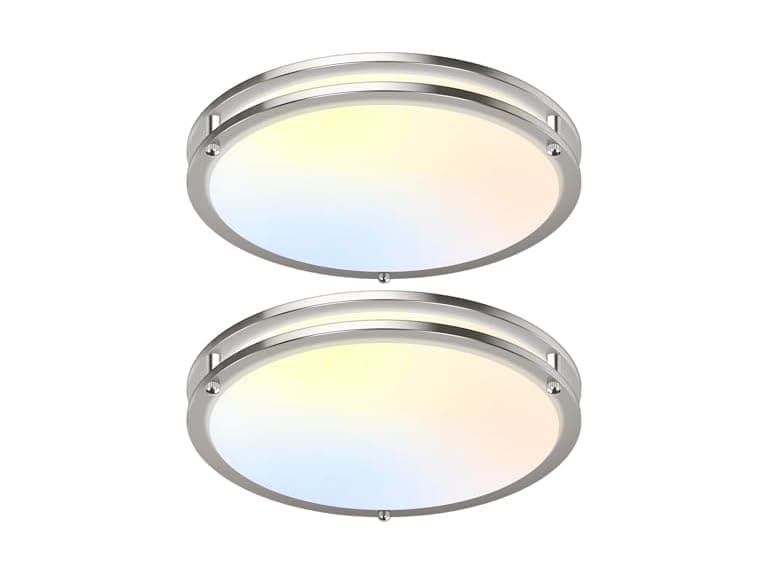GoBright 18in LED Ceiling Lights 2-Pack - Image 1