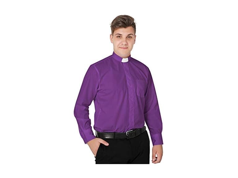 IvyRobes Men (XL) Tab-Collar Long Sleeves Shirt - Image 1