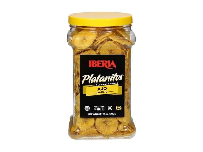 Iberia Garlic Plantain Chips, 20 Oz. - Image 1