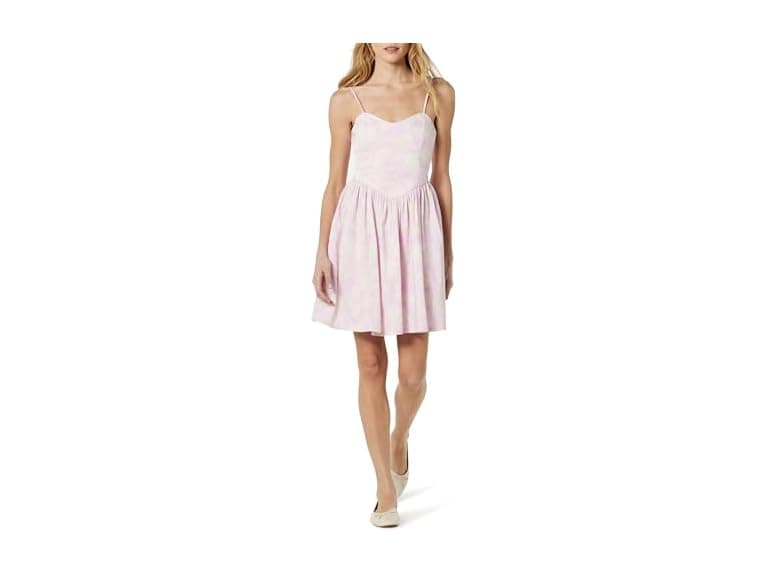 The Drop Perla Shaped Waist Mini Dress - Image 1