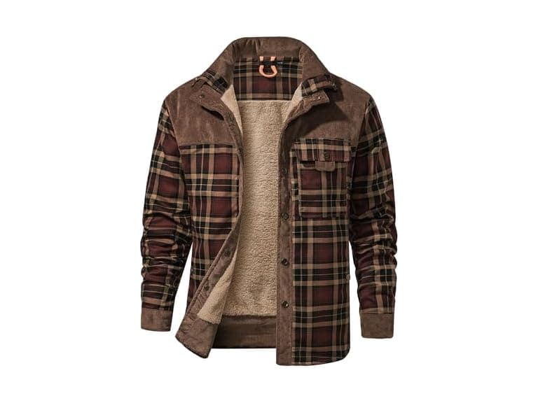 Mr.Stream Men (L) Outdoor Casual Jacket Coffee - Image 1