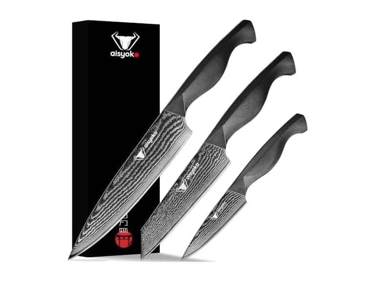Aisyoko 8C Damascus Knife Set - Image 1