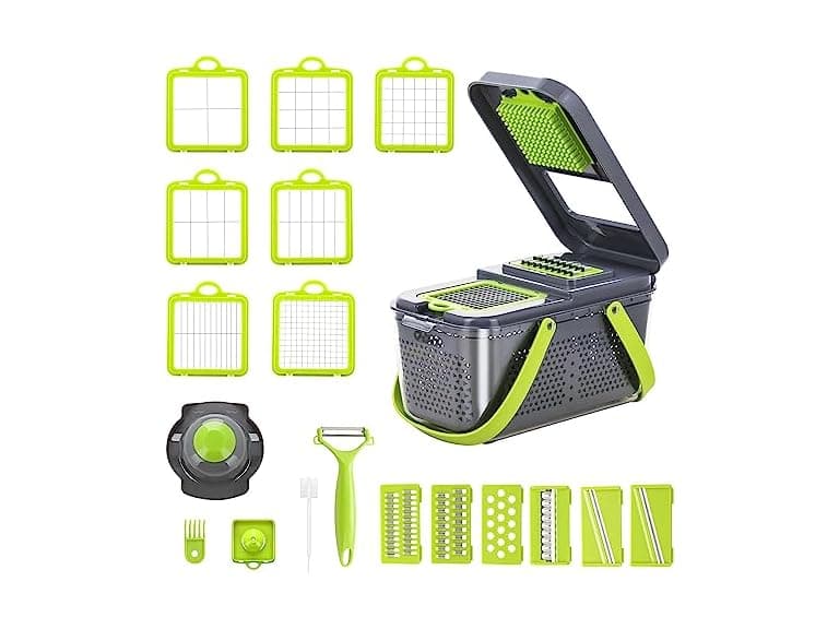Miibox 22-in-1 Vegetable Chopper with Container - Image 1
