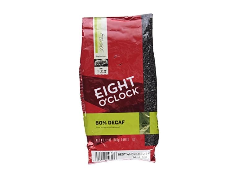 Eight O'Clock 50% Decaf Ground Coffee - Image 1