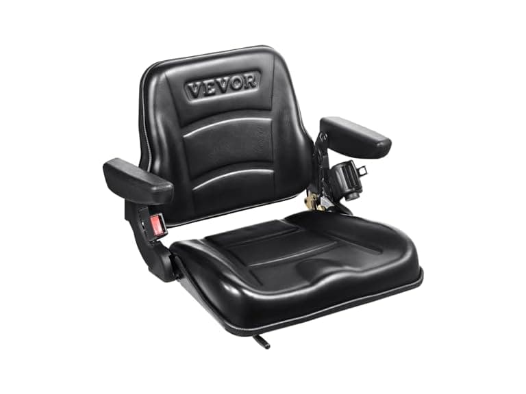 Fold Down Tractor Seat with Adjustable - Image 1
