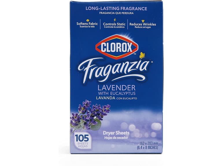 Clorox Fraganzia Dryer Sheets Lavender 210ct - Image 1