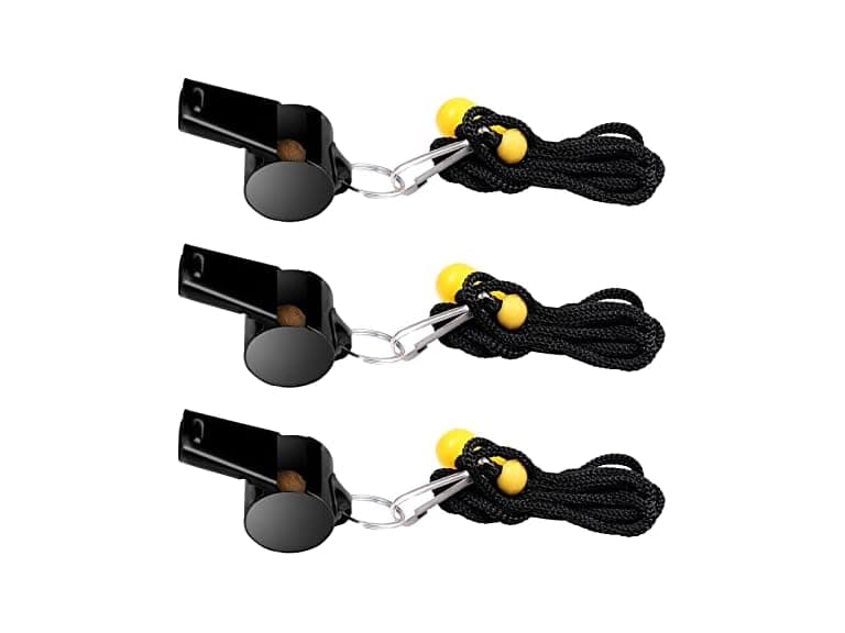 SAVITA 3pcs Stainless Steel Whistles Activities - Image 1
