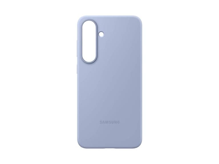 Samsung Galaxy S25+ Silicone Phone Case-Light Blue - Image 1