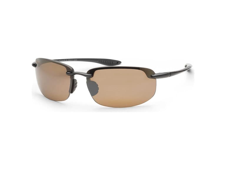 Maui Jim Men's 64mm Black/Bronze Polarized Sunglasses (Open Box) - Image 1