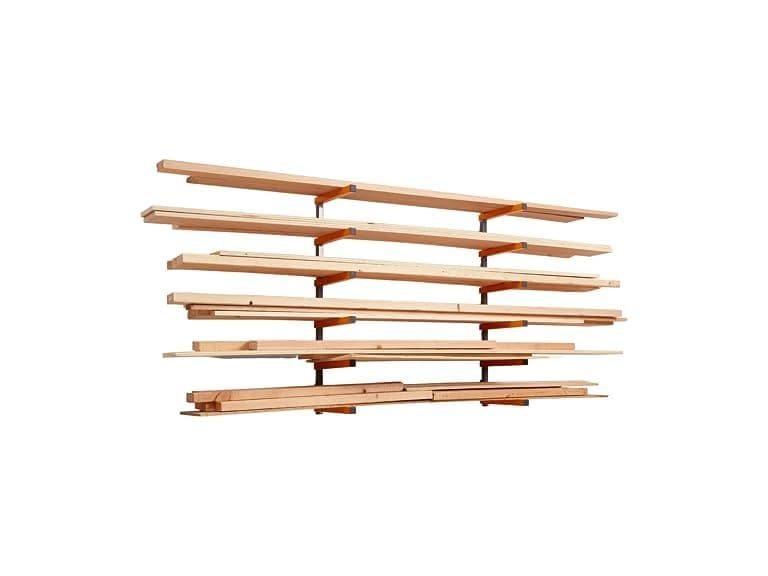 BORA PBR-001E BORA Wood Rack 6 Tier Orange/Gray - Image 1