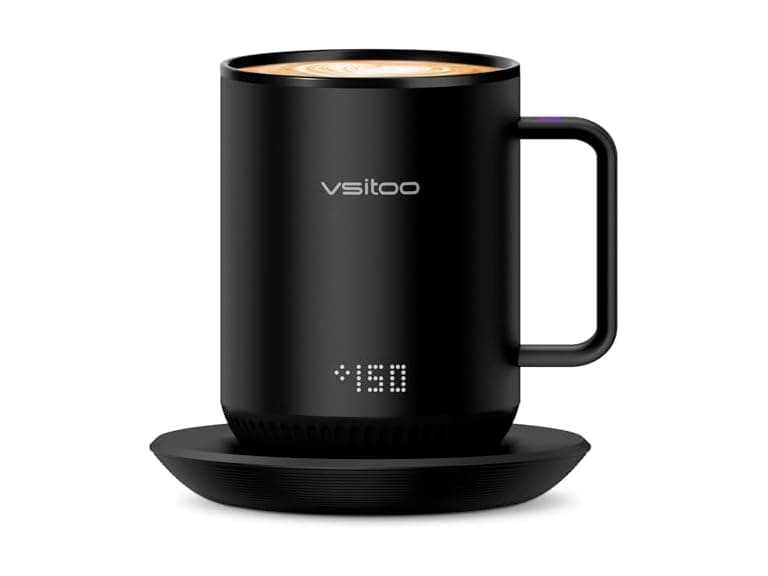 12oz Self Heating Coffee Mug - Image 1